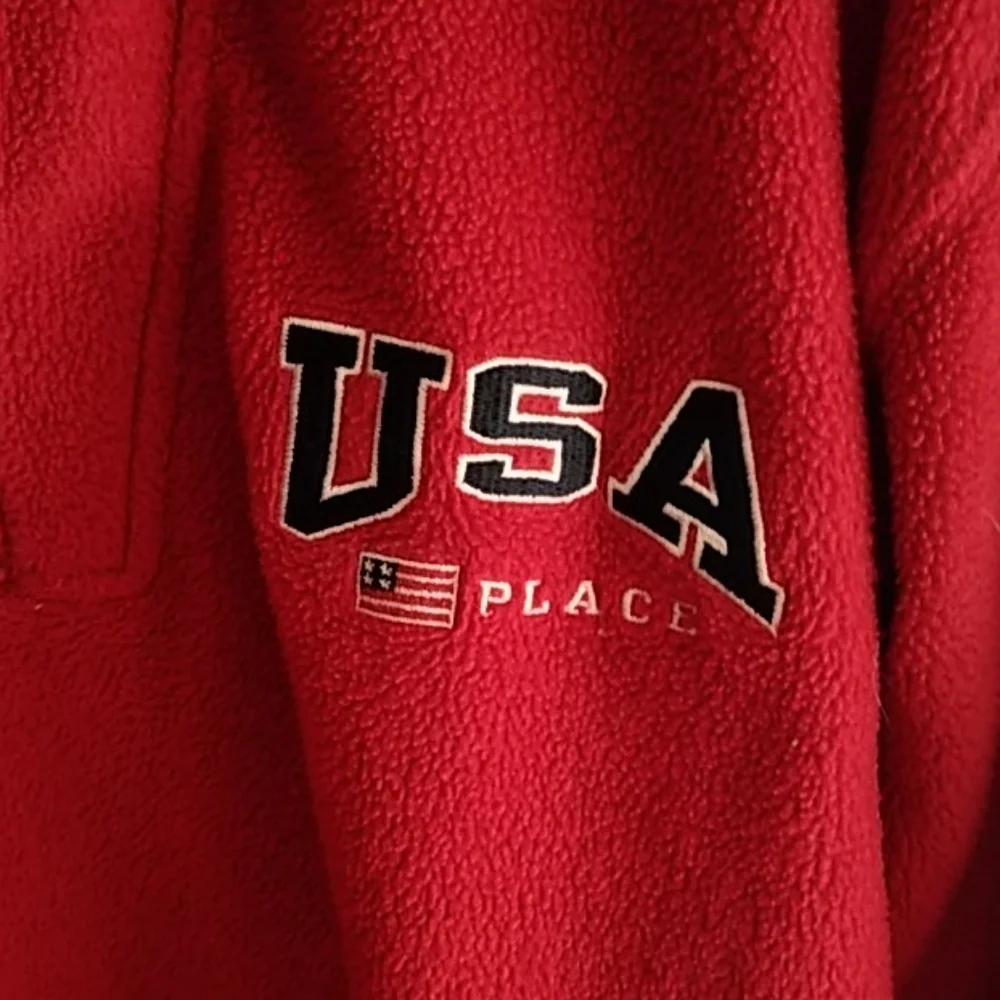 Youth USA 1/4 Zip fleece The Children's Place Size 18 Boys